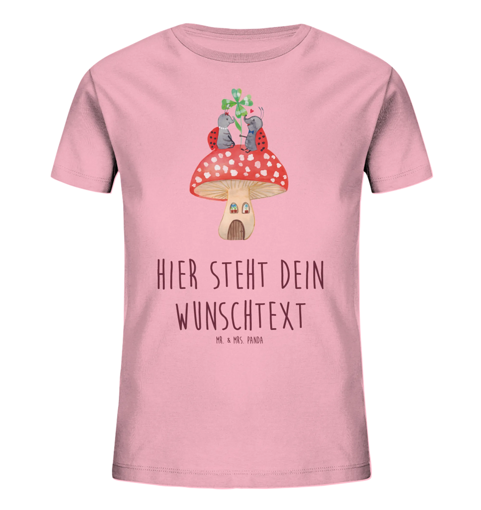 Spersonalizowana koszulka dla dzieci biedronka Muchomor Personalisiertes Kinder T-Shirt, Lustige Sprüche, Tiermotive, Gute Laune, Tiere, Haus, Fleigenpilzhaus, Marienkäfer, Fliegenpilz, Zuhause, Wohnung