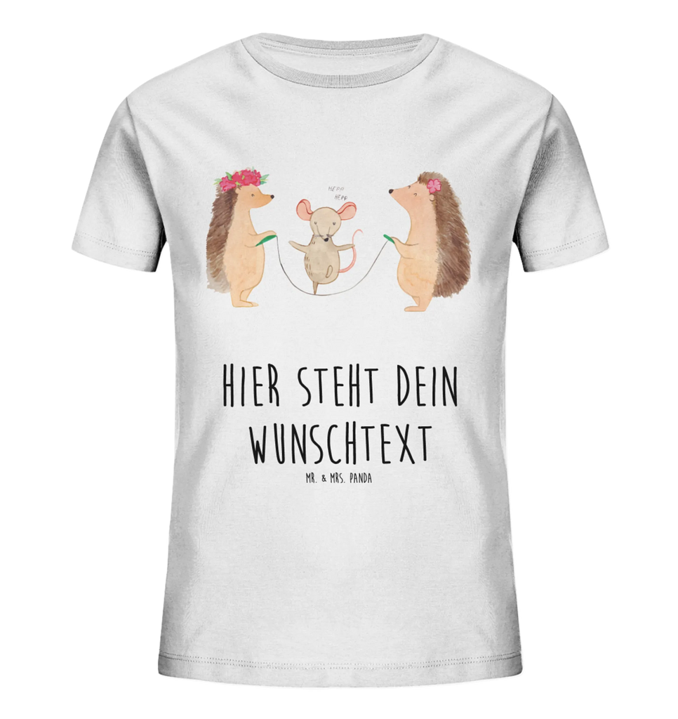 Spersonalizowana koszulka dla dzieci jeż Skakanie na skakance Personalisiertes Kinder T-Shirt, Lustige Sprüche, Tiere, Tiermotive, Gute Laune, Seilspringen, Seilhüpfen, Kindergarten, Maus, Kinder, Igel