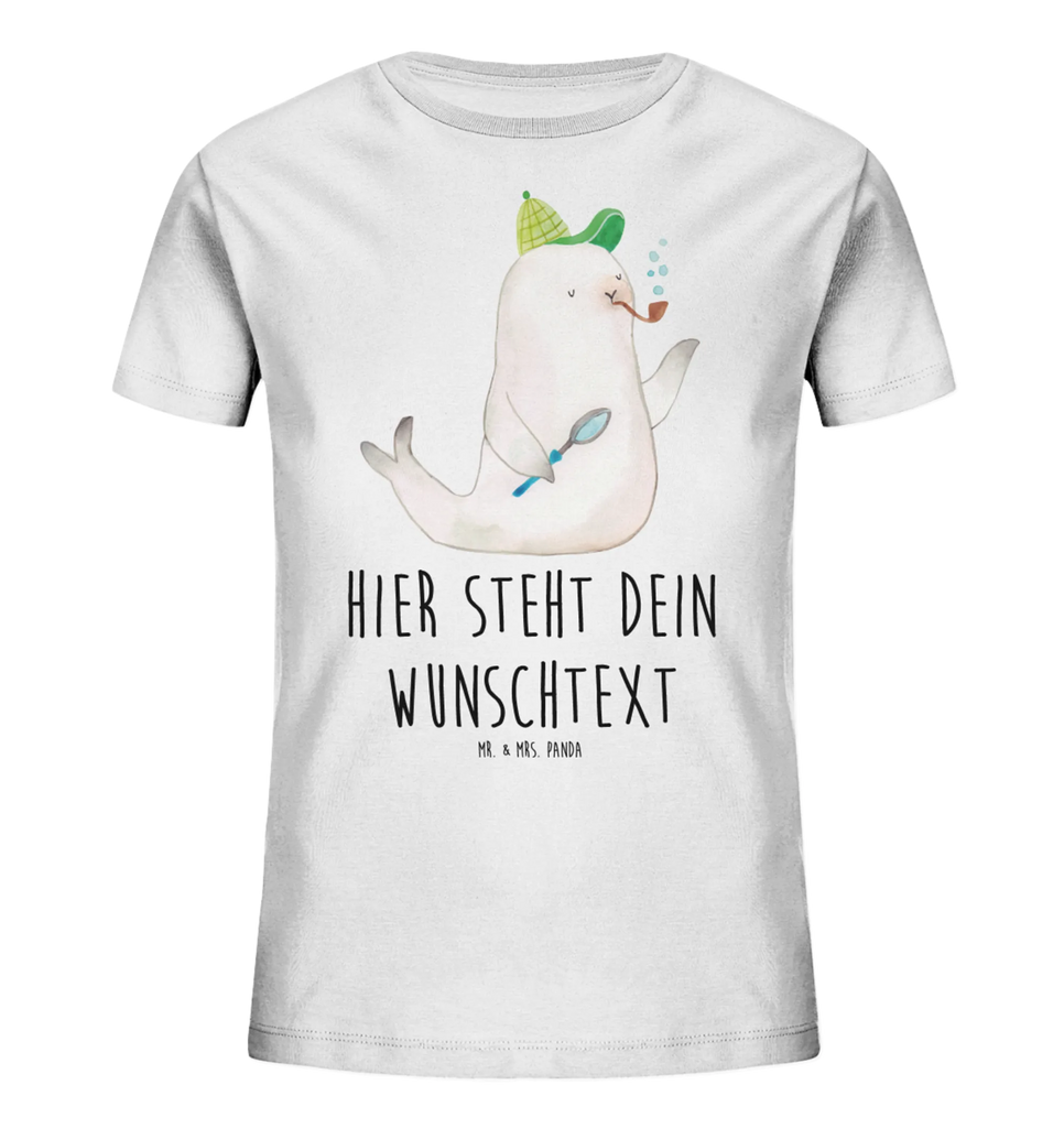 Personalized Children's T-Shirt seal sherlock Personalisiertes Kinder T-Shirt, Lustige Sprüche, Tiere, Tiermotive, Gute Laune