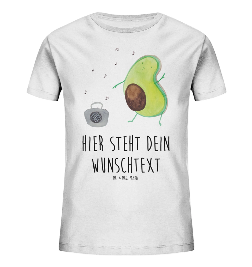 Spersonalizowana koszulka dla dzieci Awokado tańczyć Personalisiertes Kinder T-Shirt, Avocado, Veggie, Gesund, Vegan
