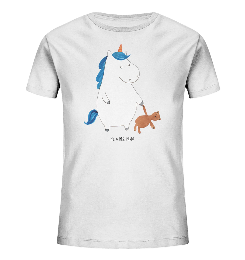 Organic Kinder T-Shirt Einhorn Teddy Kinder T-Shirt Jungen, Kinder T-Shirt, Kinder T-Shirt Mädchen, Unicorn, Einhorn, Einhörner, Einhorn Deko, Gute Nacht, Single, Freundin, Träumen, Singleleben, Bett, schlafen
