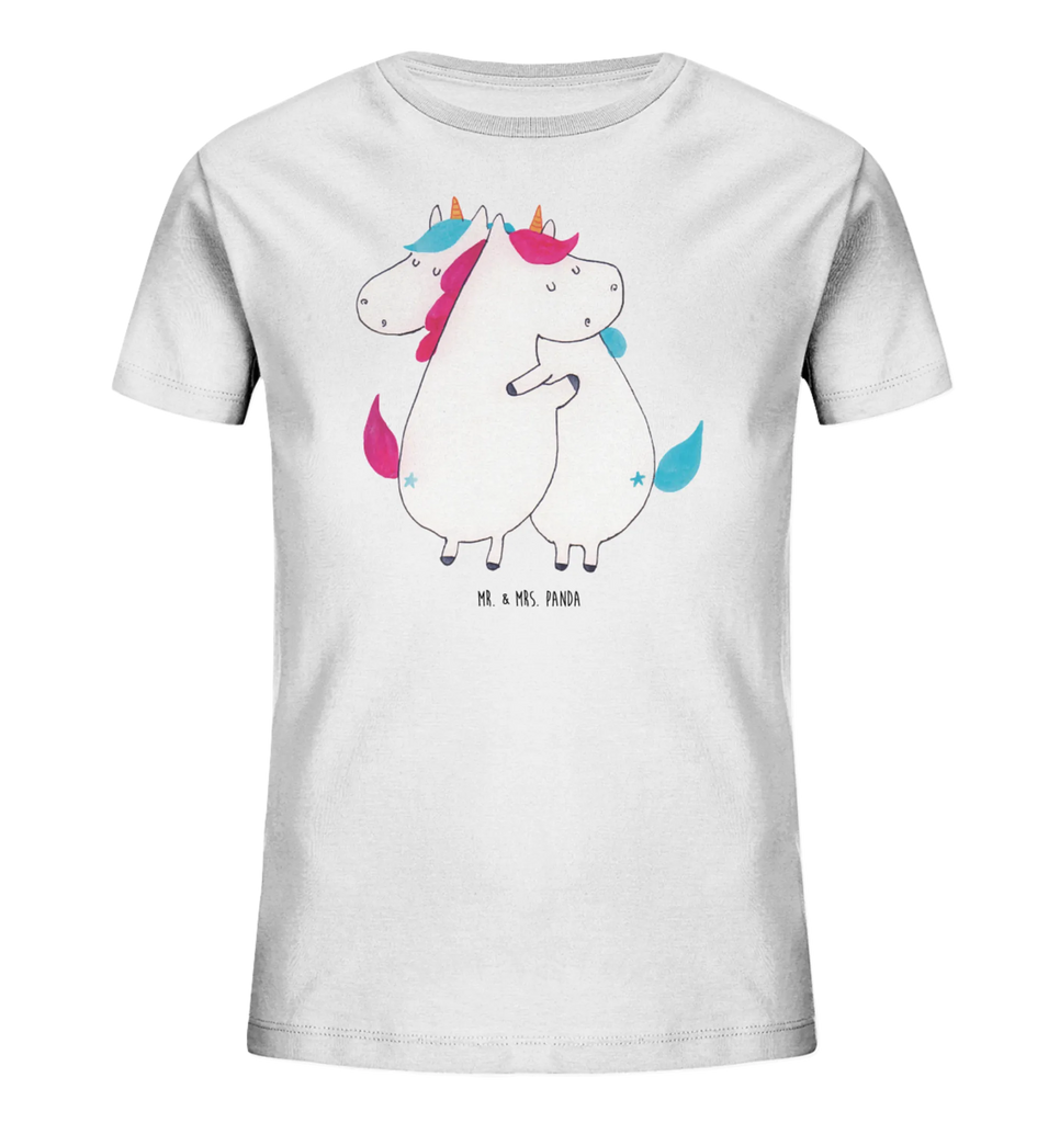 Organic Kinder T-Shirt Einhörner Umarmen Kinder T-Shirt Mädchen, Kinder T-Shirt Jungen, Kinder T-Shirt, Unicorn, Einhorn, Einhörner, Einhorn Deko, Freundin, Freundinnen, Geschwister, BFF, Schwestern, Sister, Liebe, Familie, Schwester