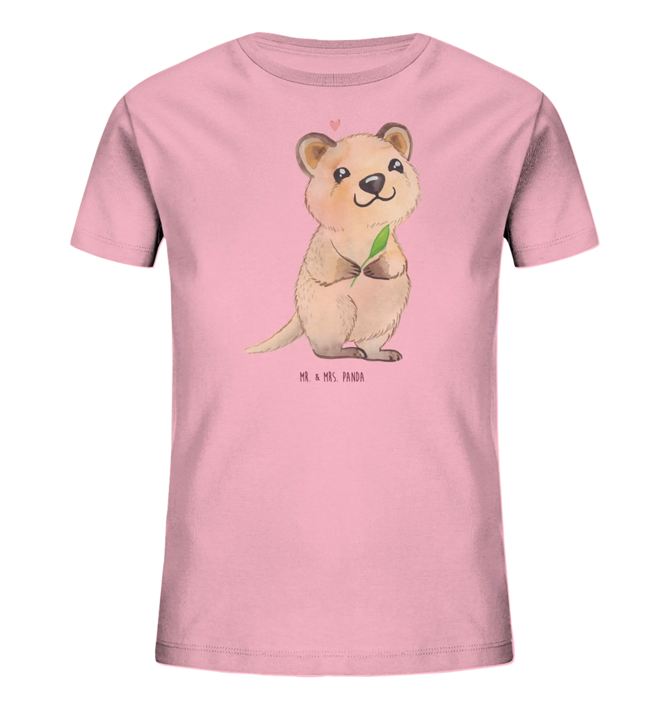 Organic Kids T-Shirt Quokka Happy Kinder T-Shirt Mädchen, Kinder T-Shirt Jungen, Kinder T-Shirt, Lustige Sprüche, Tiere, Tiermotive, Gute Laune, Aufschieberitis, Lustiger Spruch, Dinge Erledigen, Niedliches Tier, Quokka, Verschieben