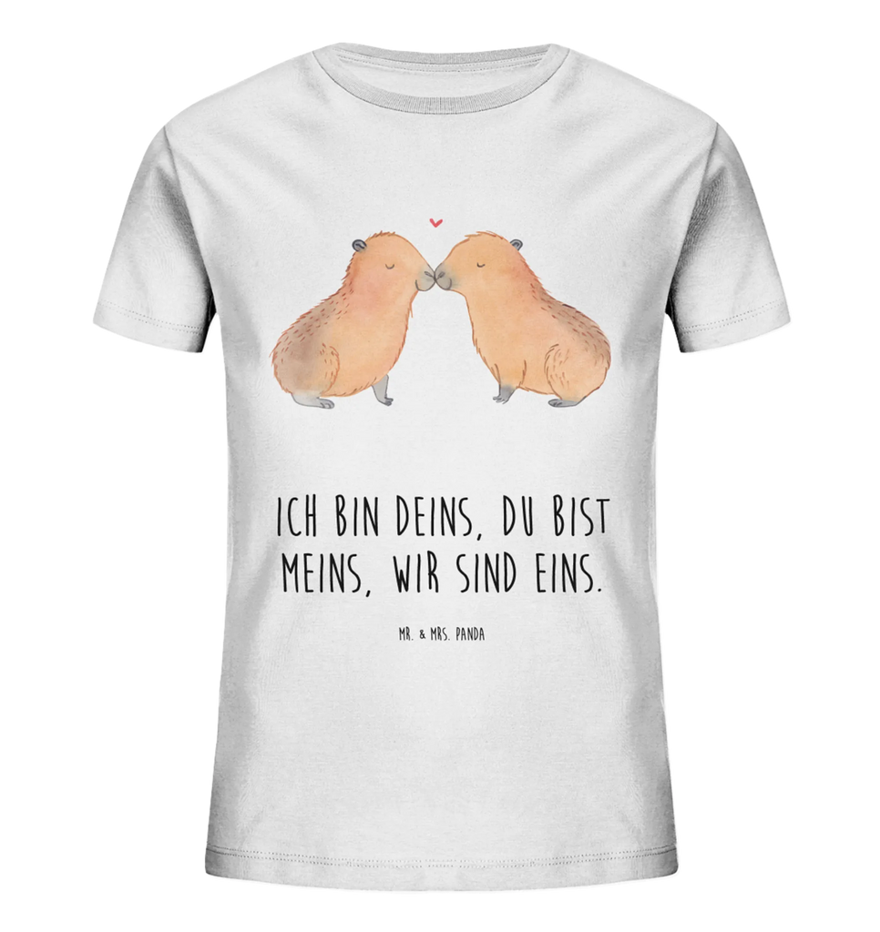 Organic Kinder T-Shirt Capybara Liebe Kinder T-Shirt Jungen, Kinder T-Shirt Mädchen, Kinder T-Shirt, Tiermotive, Gute Laune, lustige Sprüche, Tiere, Paar, Geschenkidee, Ich bin deins, Handgezeichnet, Romantisches Geschenk, Liebesspruch, verliebt, Verschmolzen, Liebesbeweis, Beziehung, Jahrestag, Tierliebe, Liebe, Valentinstag, Partnertiere, Capybara, Herzlich, Du bist meins, Ehejubiläum, Kuschel Capybaras