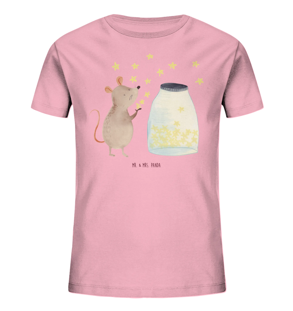 Organic Kinder T-Shirt Maus Sterne Kinder T-Shirt Mädchen, Kinder T-Shirt Jungen, Kinder T-Shirt, Tiermotive, Gute Laune, lustige Sprüche, Tiere, Kindergeburtstag, Kind, Taufgeschenk, Wunsch, Geburt, Geburtstag, erstes Kind, Schwangerschaft, Hoffnung, Maus, Taufe, Träume, Sterne
