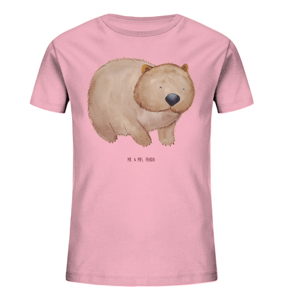 Organic Kids T-Shirt Wombat Kinder T-Shirt Mädchen, Kinder T-Shirt, Kinder T-Shirt Jungen, Gute Laune, Tiere, Tiermotive, Lustige Sprüche, Wombat, Spruch, Motivation, Das Leben Ist schön, Australien
