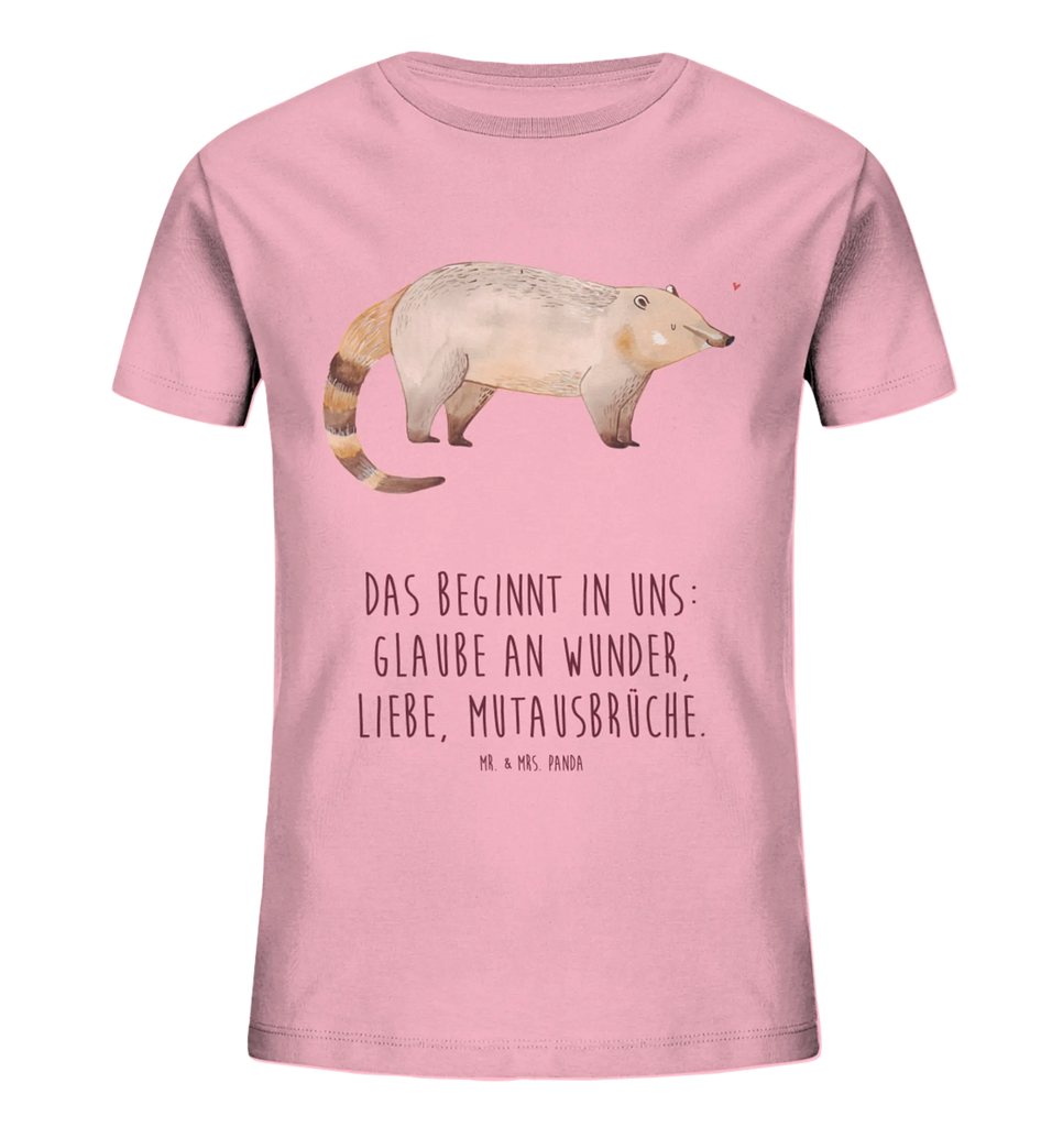 Organic Kinder T-Shirt Nasenbär Kinder T-Shirt Jungen, Kinder T-Shirt, Kinder T-Shirt Mädchen, Gute Laune, Tiere, Tiermotive, Lustige Sprüche, Bär, Nasenbär, Rüsselbär, Nasenbären