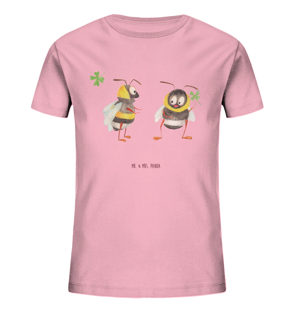 Organic Kids T-Shirt bumblebees shamrock Kinder T-Shirt, Kinder T-Shirt Jungen, Kinder T-Shirt Mädchen, Gute Laune, Tiere, Tiermotive, Lustige Sprüche, Biene, Biene Deko, glücklich sein, Hummel, Spruch Fröhlich, Spruch schön, Spruch Positiv, glücklich Werden