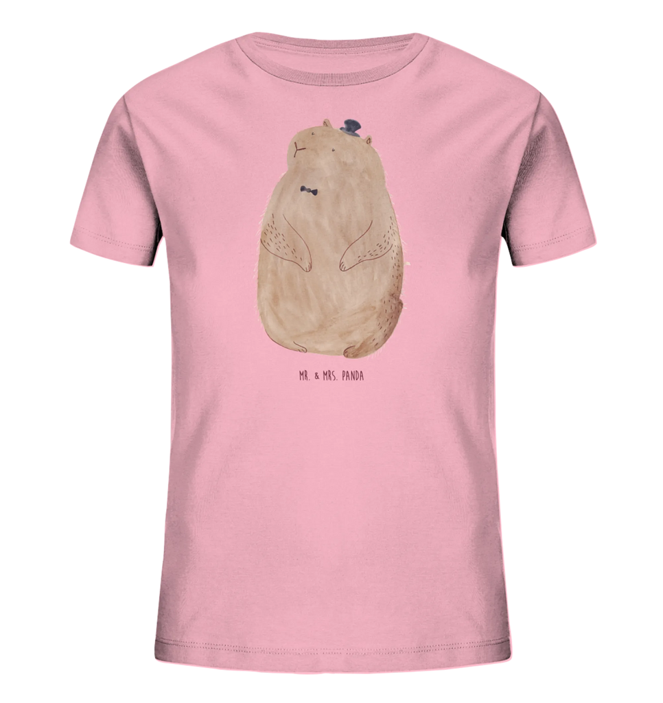 Organic Kinder T-Shirt Murmeltier Kinder T-Shirt, Kinder T-Shirt Mädchen, Kinder T-Shirt Jungen, Tiere, Tiermotive, Gute Laune, Lustige Sprüche, Murmeltier, Knigge, Respekt, Fröhlichkeit, Freundlichkeit, Anstand