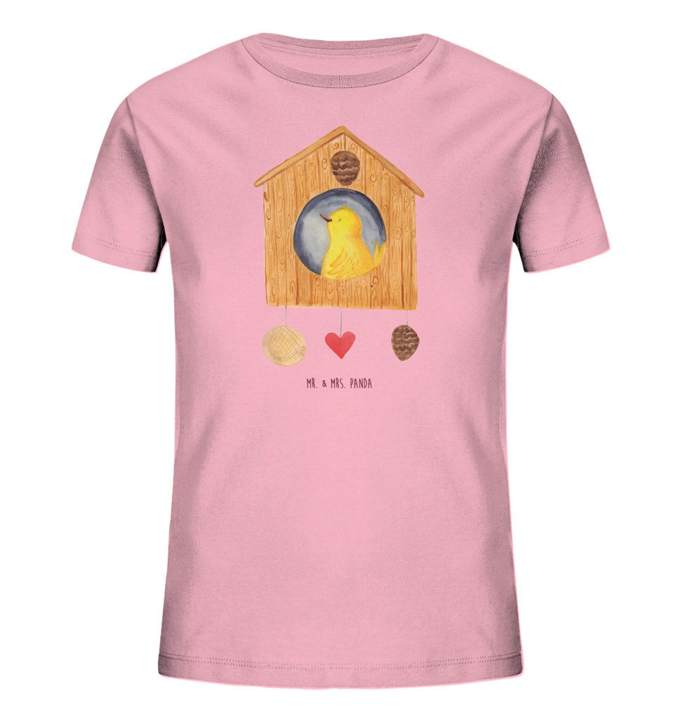 Organic Kinder T-Shirt Vogel Haus Kinder T-Shirt, Kinder T-Shirt Jungen, Kinder T-Shirt Mädchen, Gute Laune, Tiere, Tiermotive, Lustige Sprüche, Vogelhaus, Familie, Eigenheim, Unser Haus, Nest, Vogel, Lieblingsort, Castle, Vogelhäuschen, Vögel, Wohnung, Haus, Home Sweet Home, Zuhause