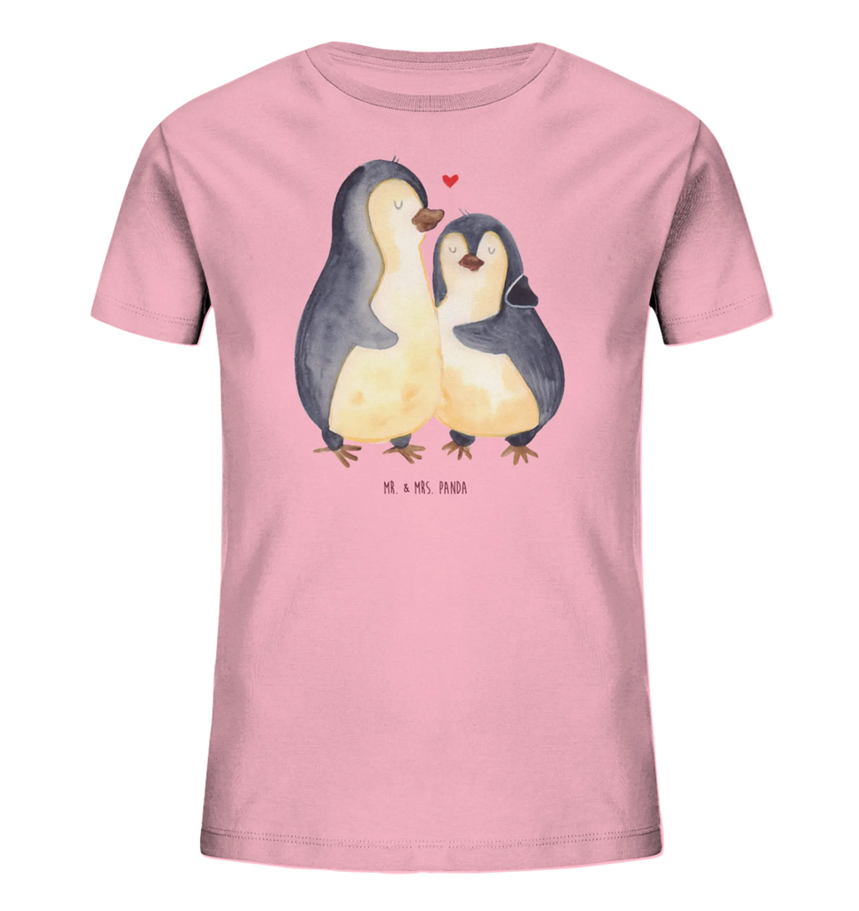 Organic Kinder T-Shirt Pinguin umarmen Kinder T-Shirt Jungen, Kinder T-Shirt Mädchen, Kinder T-Shirt, Pinguin, Verlobung, Jahrestag, Liebespaar, Hochzeit, Liebesgeschenk, Hochzeitsgeschenk, Liebesbeweis, Hochzeitstag, Liebe