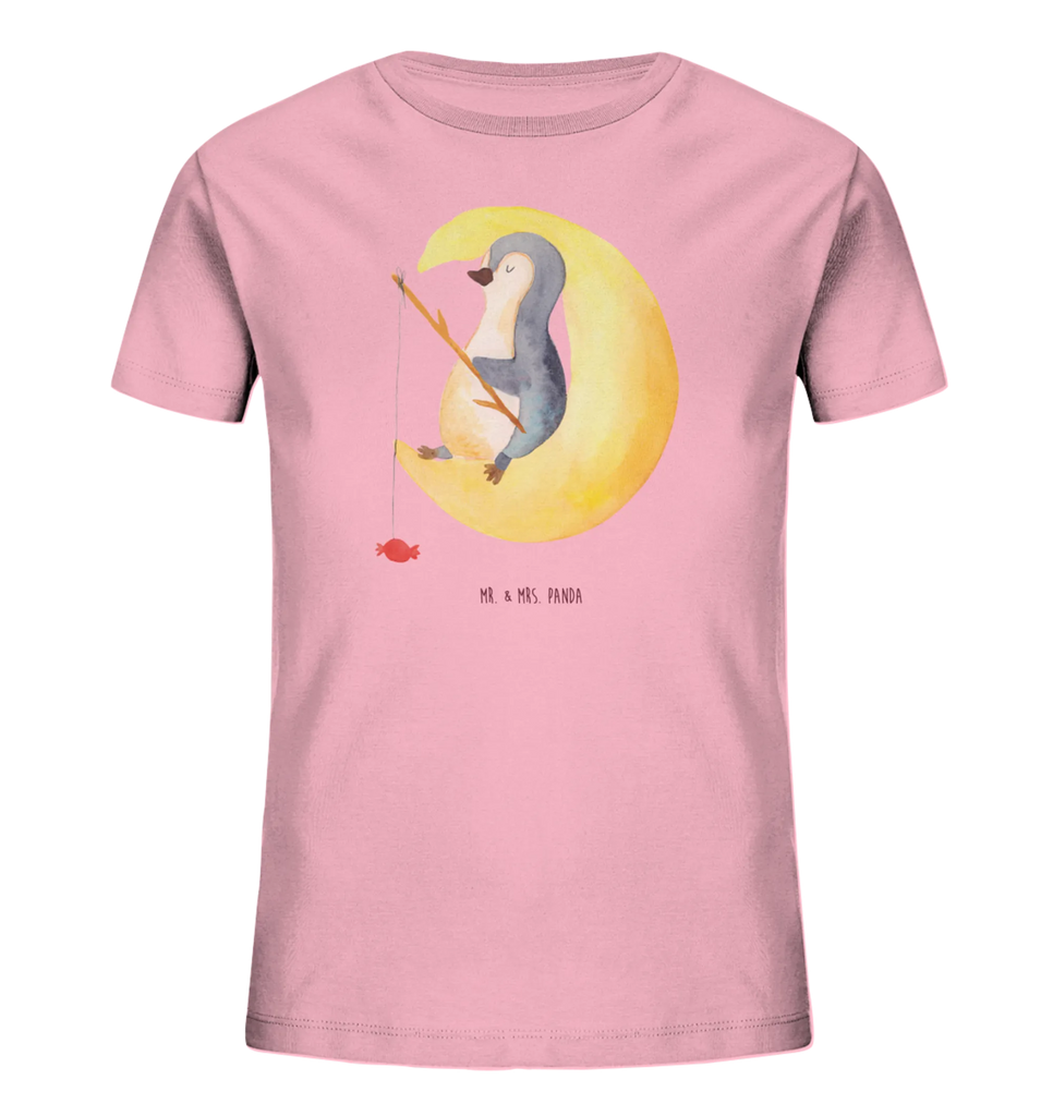Organic Kinder T-Shirt Pinguin Mond Kinder T-Shirt Jungen, Kinder T-Shirt, Kinder T-Shirt Mädchen, Pinguin, schlafen, Spruch, Pinguine, Nachtruhe, Schlafzimmer, Schlafstörungen, Gästezimmer, Einschlafen