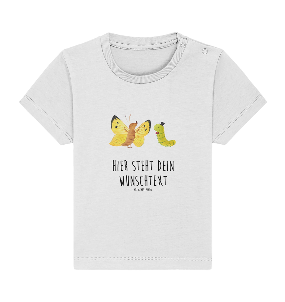 Spersonalizowana koszulka dla niemowląt gąsienica motyl Motywy zwierzęce, dobra energia, zabawne powiedzonka, zwierzęta