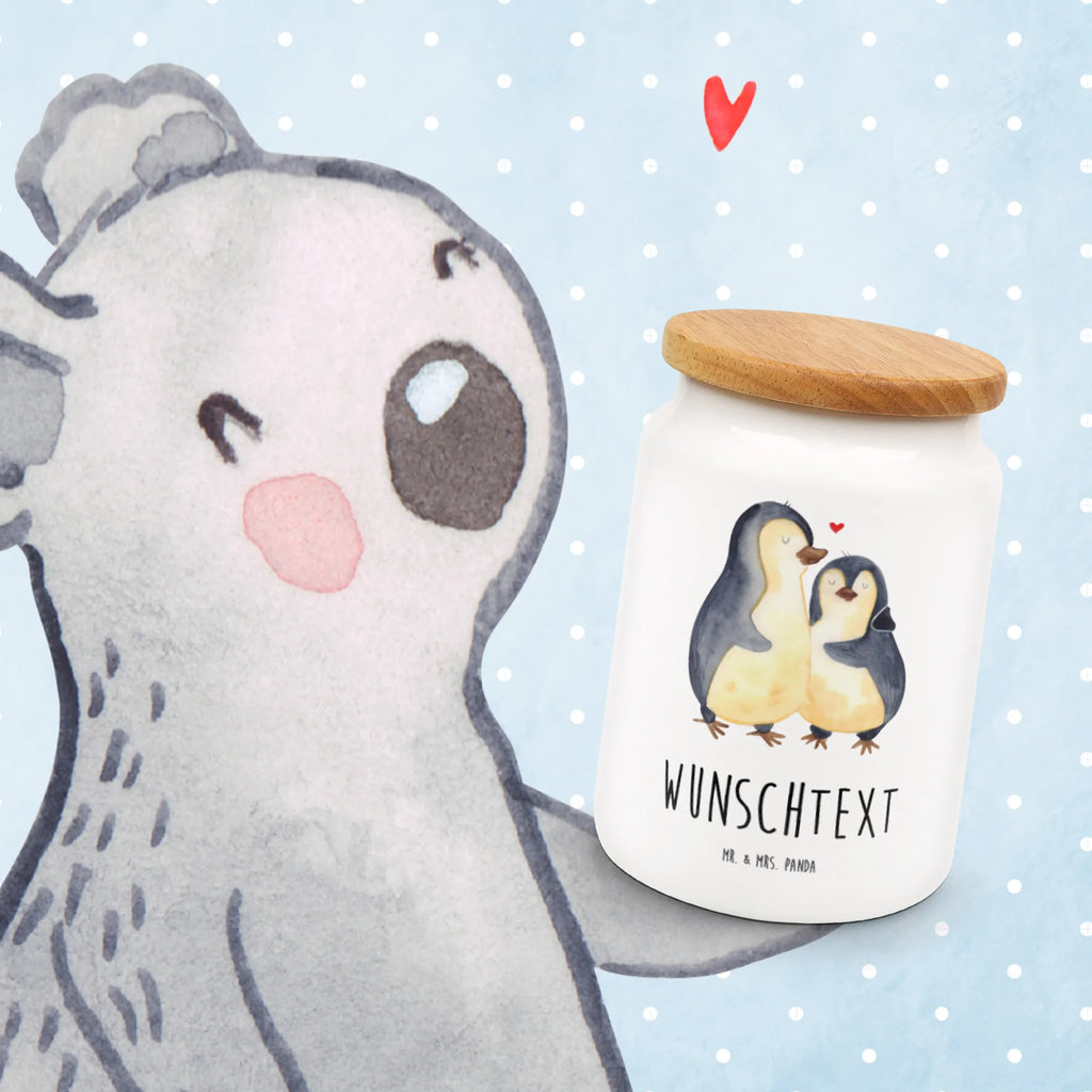 Personalized Storage Jar Penguin embrace personalized storage container, personalized cookie tin, monogrammed food storage, personalized treat jar, personalized cookie jar, custom pantry container, personalized ceramic jar, custom treat canister, engraved kitchen jar, personalized canister, personalized storage jar, Penguin, North Pole, Winter, Penguins, engagement, anniversary, lovers, wedding gift, love gift, love, wedding day, wedding, proof of love, penguin