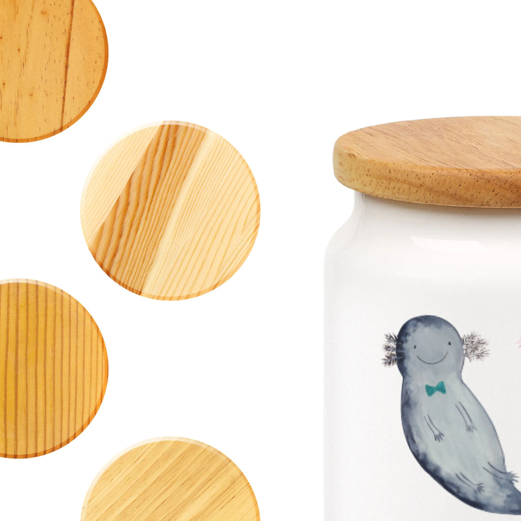 Spersonalizowany pojemnik na zapasy ajolotl Miłość Miłość, partner, przyjaciel, przyjaciółka, mąż, żona, wesele, zaręczyny, prośba o rękę, prezent miłosny, rocznica, dzień ślubu