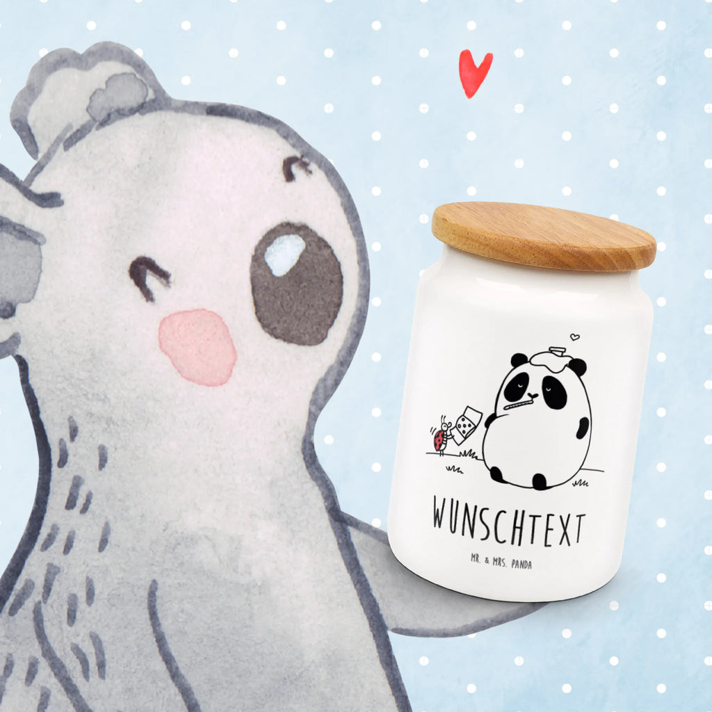 Personalized Storage Jar Panda Get well soon personalized cookie jar, personalized cookie tin, engraved kitchen jar, personalized storage jar, personalized ceramic jar, personalized canister, personalized storage container, personalized treat jar, custom pantry container, monogrammed food storage, custom treat canister