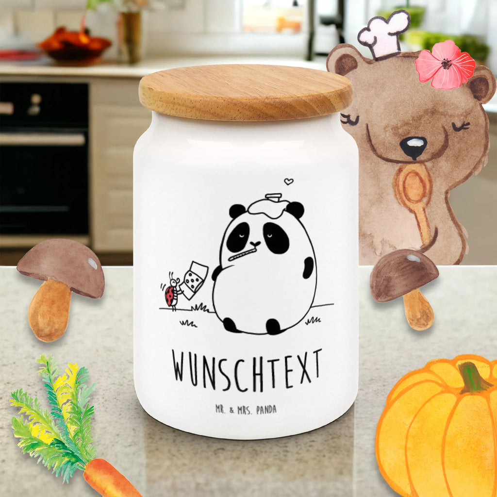 Personalized Storage Jar Panda Get well soon personalized cookie jar, personalized cookie tin, engraved kitchen jar, personalized storage jar, personalized ceramic jar, personalized canister, personalized storage container, personalized treat jar, custom pantry container, monogrammed food storage, custom treat canister