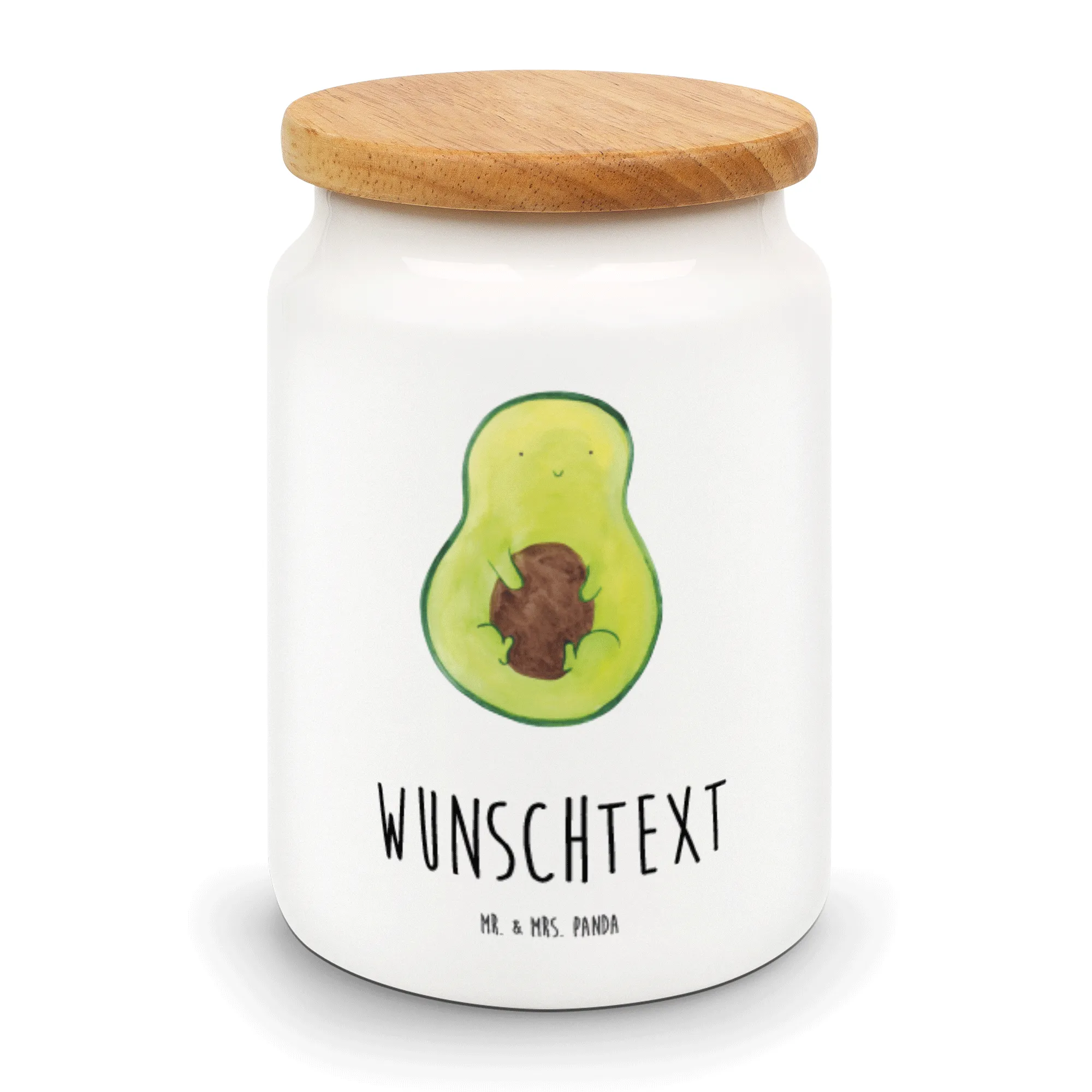 avocadokern aufbewahren Plätzchendose personalisiert Avocado Kern