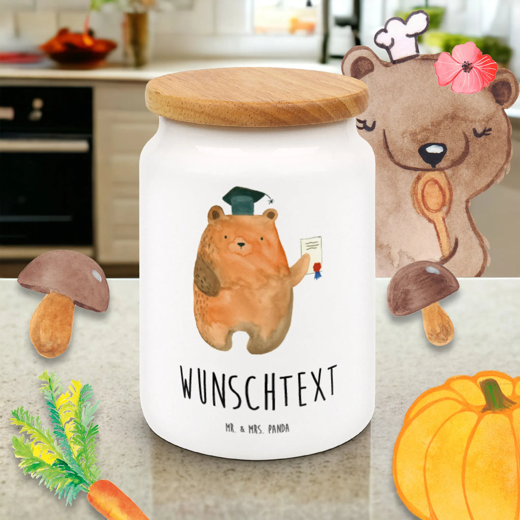 Spersonalizowany pojemnik na zapasy Niedźwiedź Egzamin Niedźwiedź, Miś, Pluszowy miś