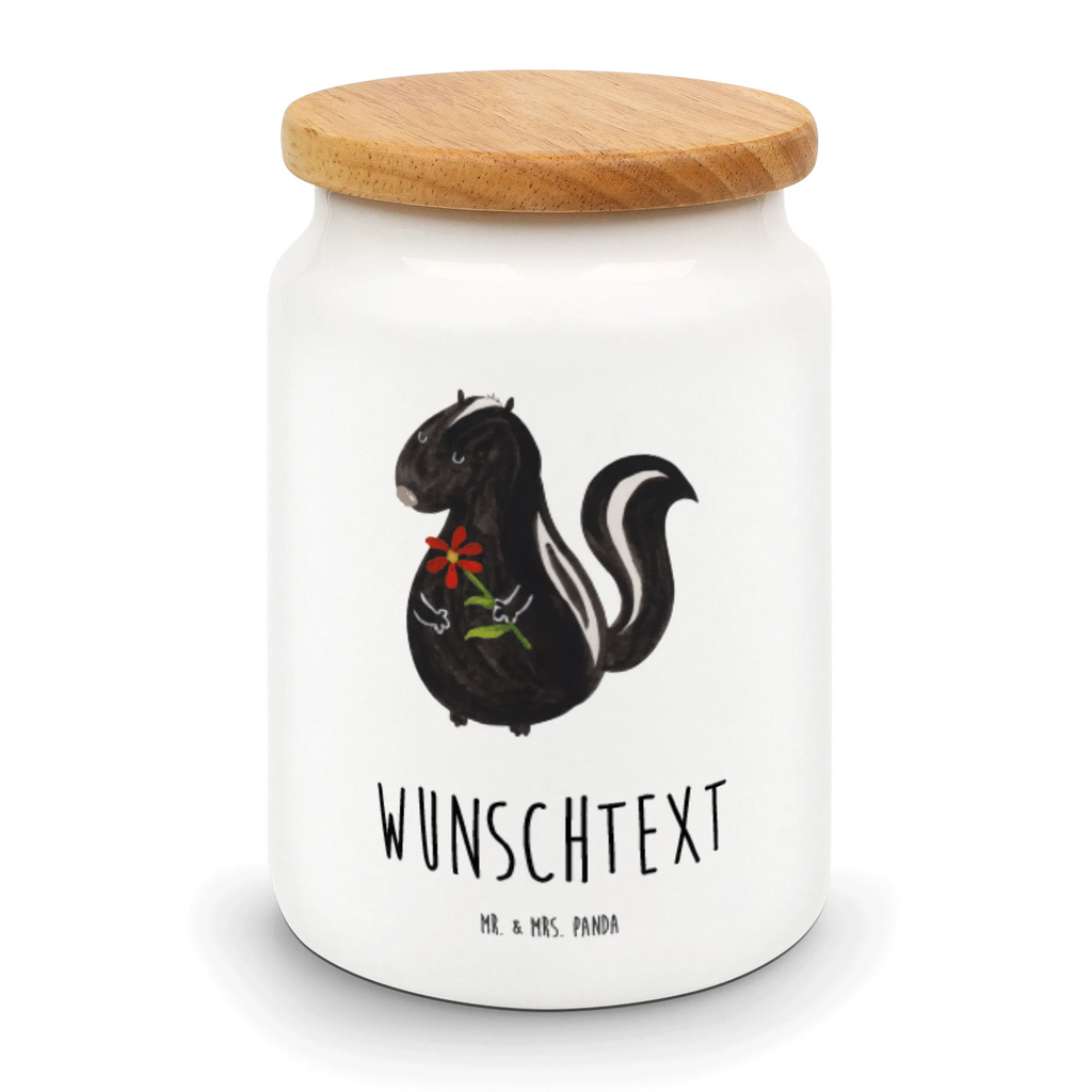 Personalized Storage Jar skunk flower personalized cookie jar, personalized treat jar, custom treat canister, personalized storage jar, monogrammed food storage, personalized storage container, personalized ceramic jar, engraved kitchen jar, custom pantry container, personalized cookie tin, personalized canister, Skunk, wild animal, dreamy, predator, dreams, skunk, daydreamer, stink, stinker