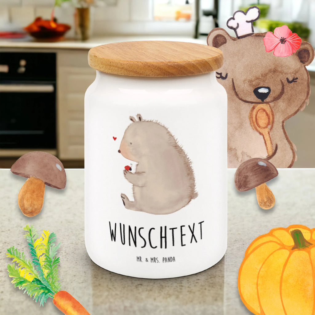 Personalized Storage Jar bear ladybug personalized treat jar, custom pantry container, personalized ceramic jar, engraved kitchen jar, custom treat canister, personalized cookie tin, personalized storage container, personalized canister, monogrammed food storage, personalized storage jar, personalized cookie jar, bear, teddy, teddy bear, cuddly toy, freedom, love, ladybird, motivation, life is beautiful