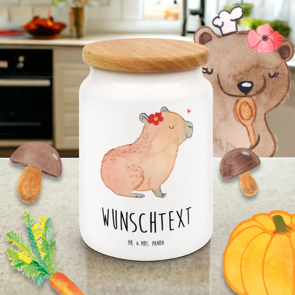 Personalized Storage Jar Capybara flower personalized cookie jar, personalized canister, personalized cookie tin, monogrammed food storage, personalized storage container, personalized treat jar, personalized storage jar, engraved kitchen jar, personalized ceramic jar, custom treat canister, custom pantry container, small animals, cute, funny, cute animal motives, hand drawn, small world, funny sayings, good mood, happy, gifts, gift ideas, special gifts, animal lover, card