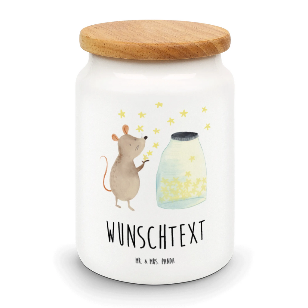 Spersonalizowany pojemnik na zapasy mysz Gwiazdy Motywy zwierzęce, dobra energia, zabawne powiedzonka, zwierzęta