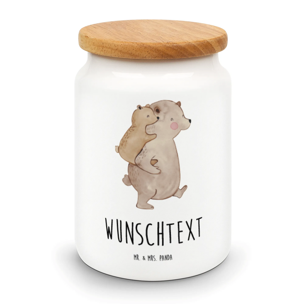Personalized Storage Jar Papa Bear Father's Day, Mother's Day, uncle, birthday, present, father's day