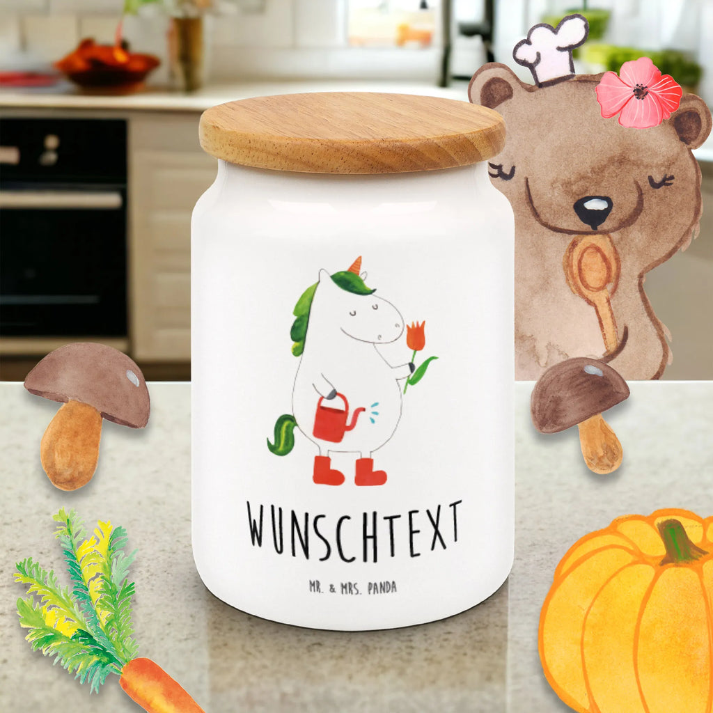 Personalized Storage Jar unicorn gardener monogrammed food storage, personalized canister, custom pantry container, personalized storage container, personalized ceramic jar, personalized cookie tin, personalized storage jar, personalized cookie jar, engraved kitchen jar, custom treat canister, personalized treat jar, unicorn, unicorns, garden, gardener gift, Watering-Can, Unicorn, Flower, Girlfriend gift, gardener present