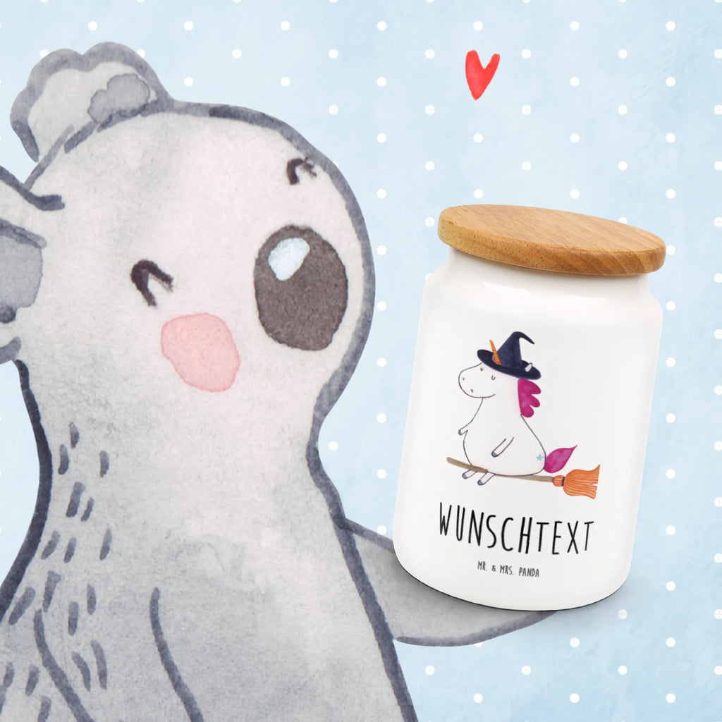 Spersonalizowany pojemnik na zapasy jednorożec Czarownica Jednorożec, jednorożce, dekoracje jednorożca, jednorożec