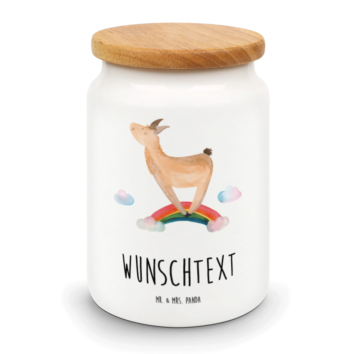 Personalized Storage Jar lama rainbow personalized ceramic jar, personalized storage jar, personalized canister, monogrammed food storage, engraved kitchen jar, personalized storage container, custom pantry container, personalized treat jar, personalized cookie tin, custom treat canister, personalized cookie jar, Llama, llama, alpaca, trendy animal, Lama, School, Self-employed, Rainbow, Freedom, Haters, Cloud country, Abi, Haters gonna hate, Outsider, Hobby, Lamas