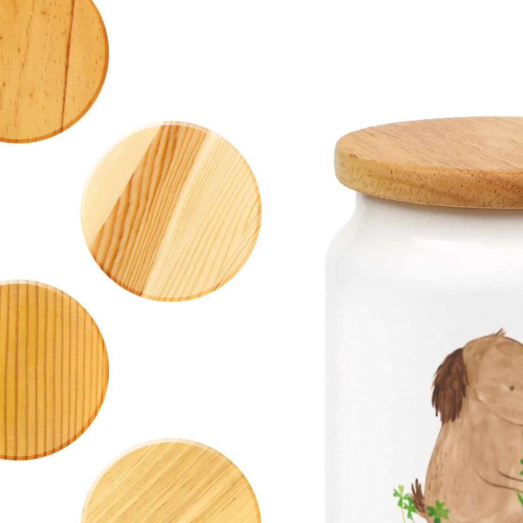 Spersonalizowany pojemnik na zapasy pies koniczyna Pies, motyw psa, zwierzę domowe, rasa psa, miłośnik zwierząt, właściciel psa, powiedzenia