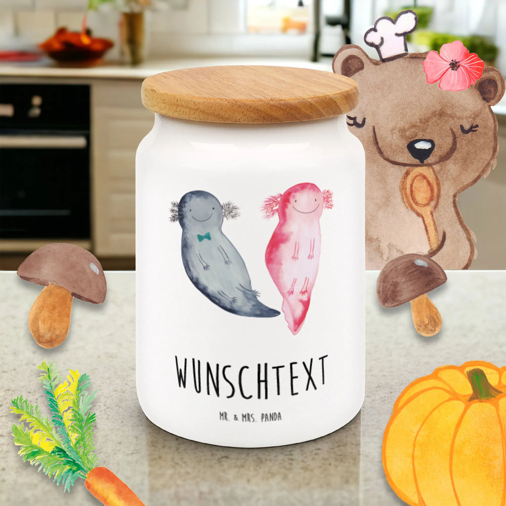 Personalized Storage Jar axolotl Girlfriend personalized storage container, personalized storage jar, engraved kitchen jar, personalized cookie tin, personalized ceramic jar, personalized treat jar, personalized cookie jar, custom treat canister, monogrammed food storage, personalized canister, custom pantry container, Axolotl, Axelotl, marine animals, Mexican walking fish, salamander, proof of love, anniversary, great love, axolotl, amphibian, axolot, friend, tail, husband, valentine's day, love, fiancé