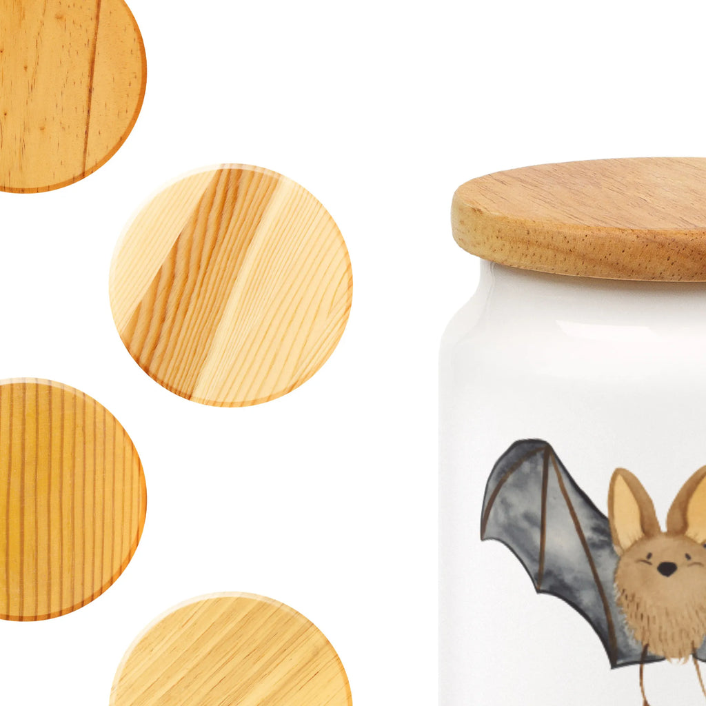 Spersonalizowany pojemnik na zapasy nietoperz skrzydło Motywy zwierzęce, dobra energia, zabawne powiedzonka, zwierzęta