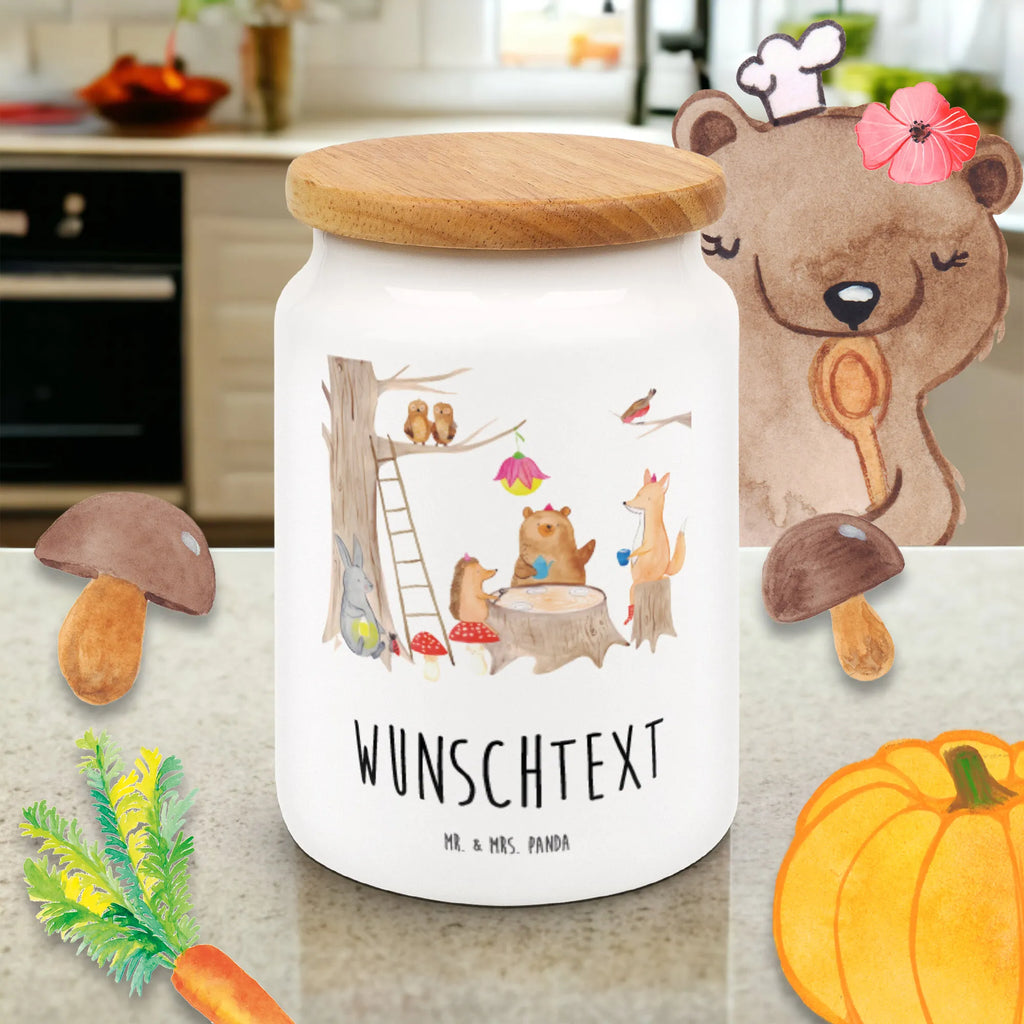Personalized Storage Jar forest animals picnic personalized cookie tin, personalized ceramic jar, personalized storage container, custom treat canister, personalized treat jar, monogrammed food storage, personalized canister, personalized storage jar, personalized cookie jar, custom pantry container, engraved kitchen jar, small animals, cute, funny, cute animal motives, hand drawn, small world, funny sayings, good mood, happy, gifts, gift ideas, special gifts, animal lover, card, fox, squirrel, hare, forest, forest animals, picnic, hedgehog, mouse