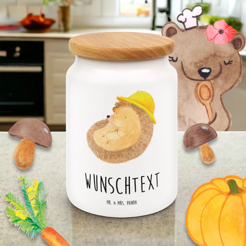 Personalized Storage Jar Hedgehog Pray engraved kitchen jar, custom pantry container, monogrammed food storage, personalized treat jar, personalized canister, personalized ceramic jar, custom treat canister, personalized storage jar, personalized cookie tin, personalized cookie jar, personalized storage container, small animals, cute, funny, cute animal motives, hand drawn, small world, funny sayings, good mood, happy, gifts, gift ideas, special gifts, animal lover, card, life, enjoy, sun hat, God, be grateful, gratitude, hedgehog, pray, hedgehog with hat, Amen