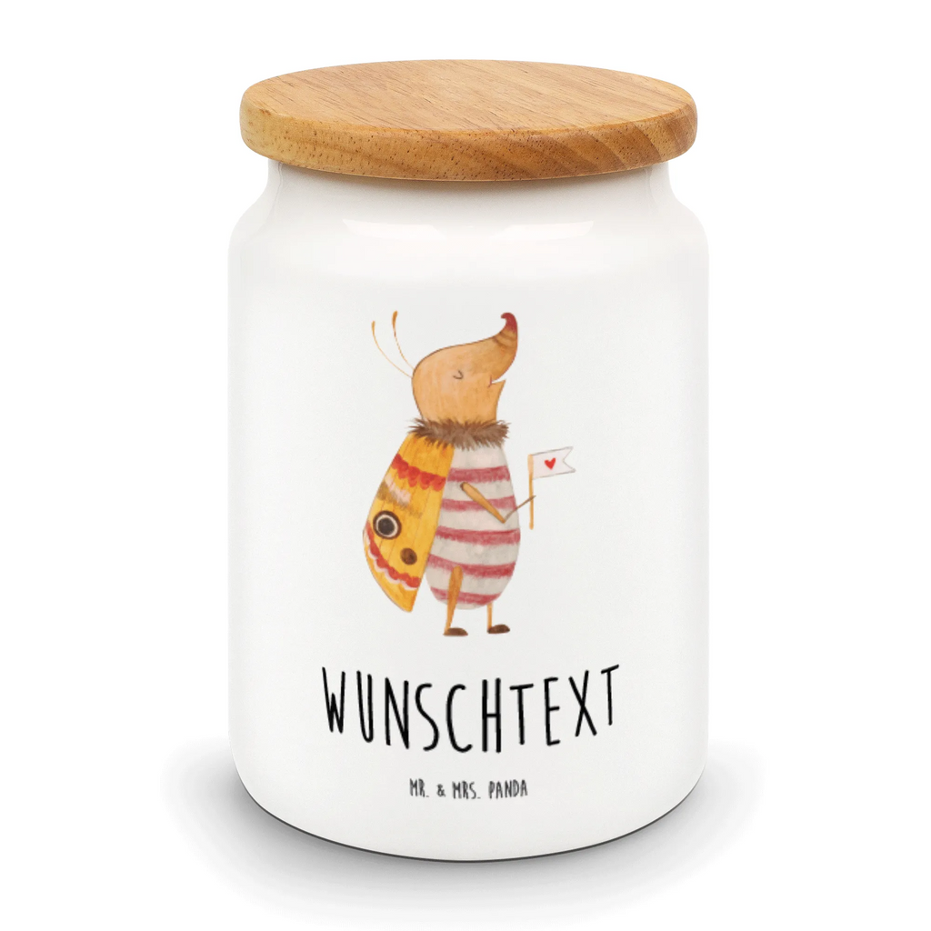 Personalized Storage Jar Moth flag personalized ceramic jar, custom pantry container, personalized storage jar, monogrammed food storage, personalized treat jar, personalized cookie tin, personalized storage container, engraved kitchen jar, personalized cookie jar, personalized canister, custom treat canister, small animals, cute, funny, cute animal motives, hand drawn, small world, funny sayings, good mood, happy, gifts, gift ideas, special gifts, animal lover, card, Moth, How much does the world cost, Saying funny, Beetle, Kitchen decoration
