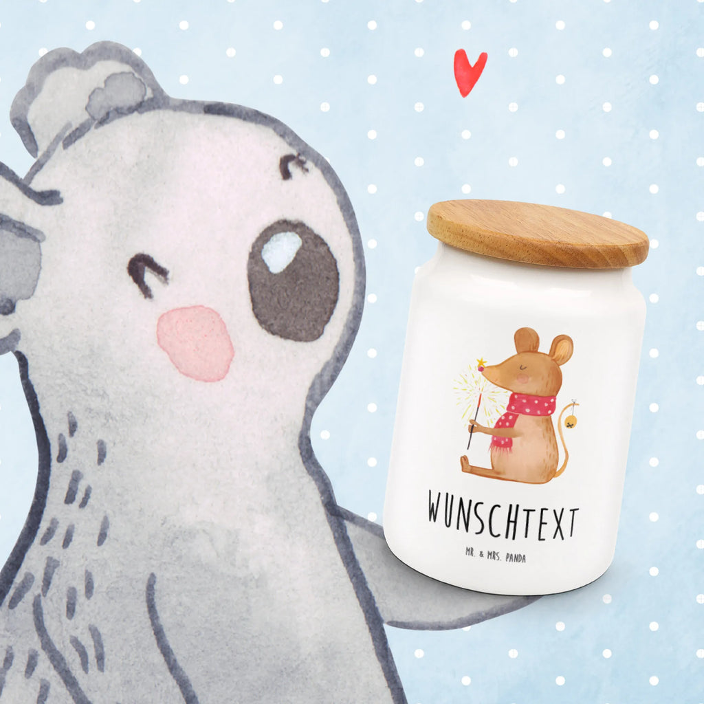 Personalized Storage Jar Mouse Christmas custom pantry container, personalized storage jar, monogrammed food storage, personalized canister, personalized storage container, personalized cookie jar, custom treat canister, personalized cookie tin, personalized treat jar, personalized ceramic jar, engraved kitchen jar, Winter, Christmas, Christmas time, snow, christmas greeting, merry christmas, mouse, christmas motive, christmas, christmas miracle