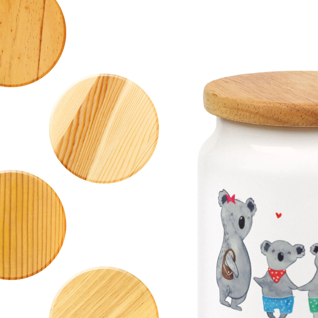 Personalized Storage Jar Koala family with two kids personalized cookie tin, engraved kitchen jar, personalized cookie jar, personalized storage jar, personalized ceramic jar, custom treat canister, personalized storage container, personalized treat jar, custom pantry container, monogrammed food storage, personalized canister, Family, Father's Day, Mother's Day, brother, sister, Mom, Dad, family life, koala, koala bear, favourite family, koala family, family time, family, best family