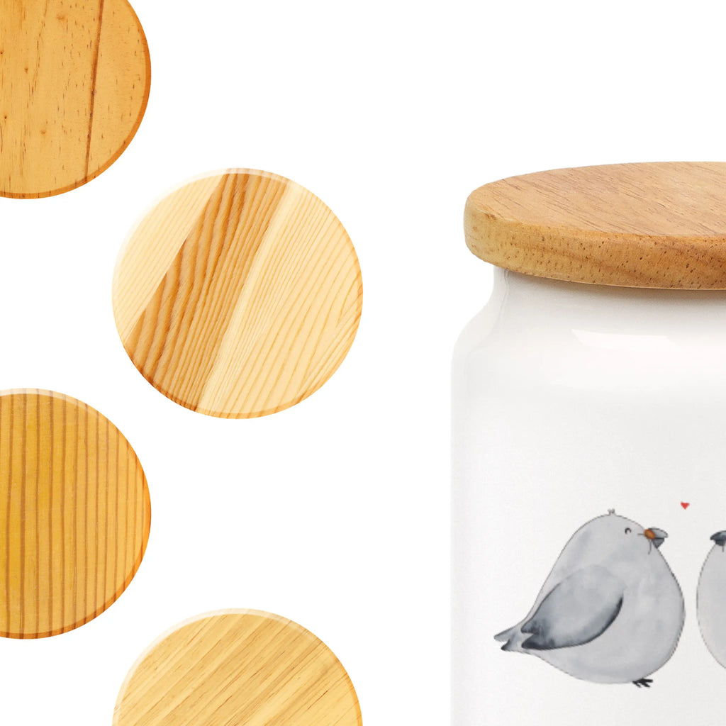 Spersonalizowany pojemnik na zapasy Gołębia miłość Miłość, partner, przyjaciel, przyjaciółka, mąż, żona, wesele, zaręczyny, prośba o rękę, prezent miłosny, rocznica, dzień ślubu