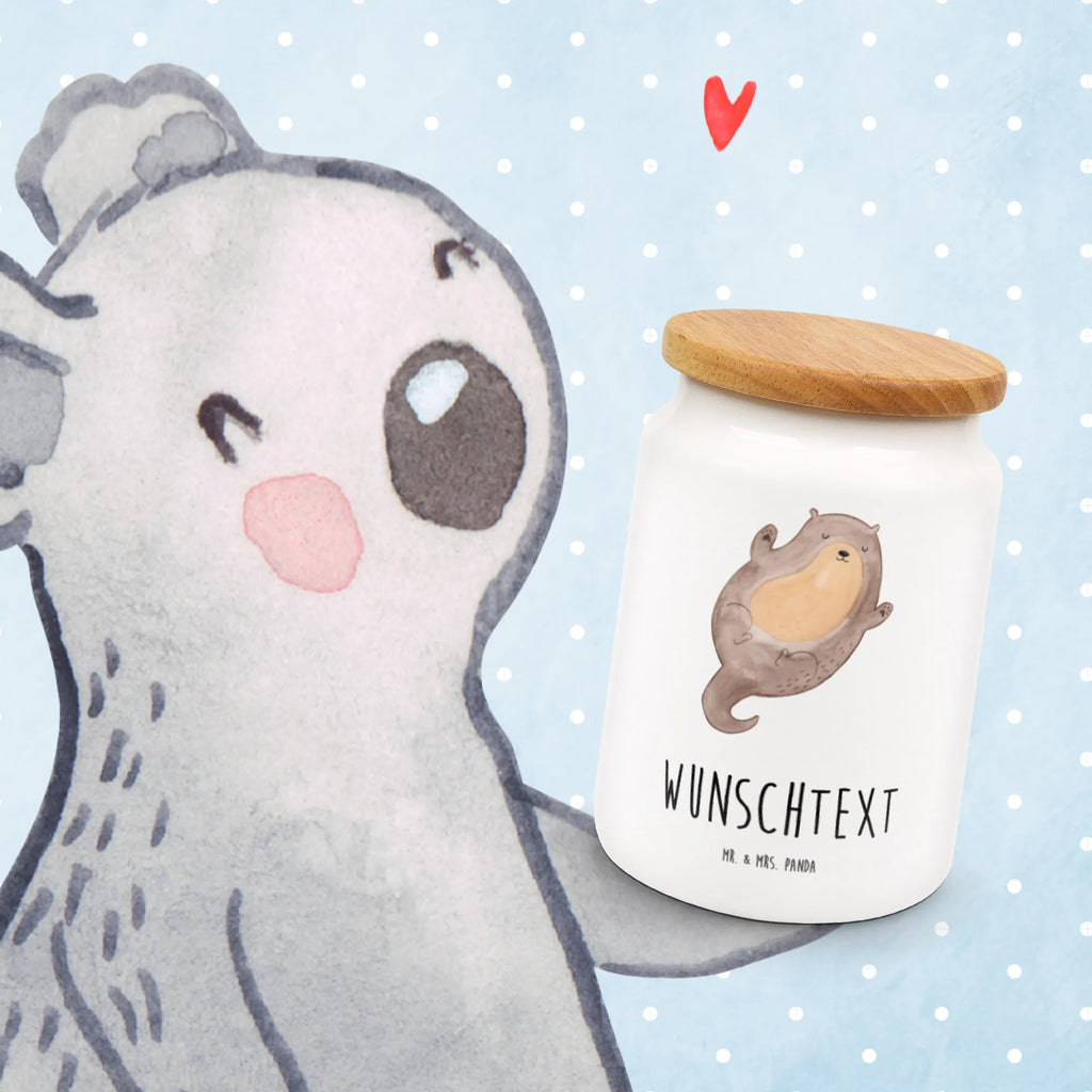 Spersonalizowany pojemnik na zapasy wydra Przytulić Kuna, wydra, morska wydra