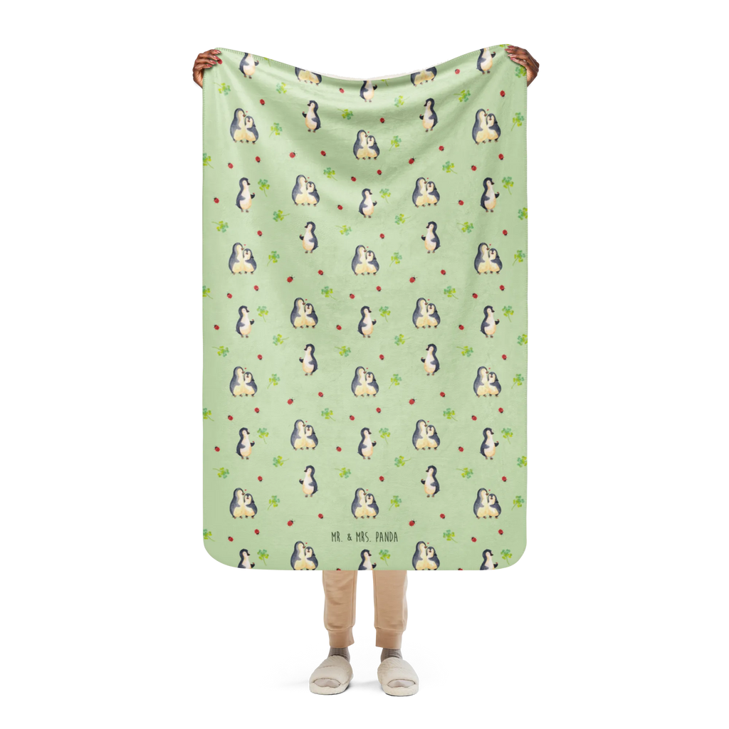 Sherpa cuddly blanket Penguin ladybug Penguin, North Pole, Winter, Penguins, ladybird, happiness, penguins, wonder, joy, love, joy of life