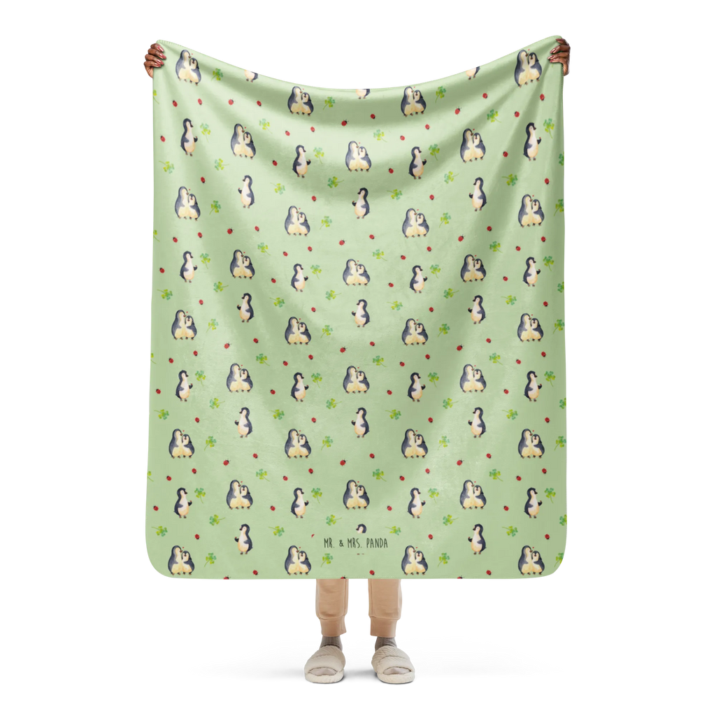 Sherpa cuddly blanket Penguin ladybug Penguin, North Pole, Winter, Penguins, ladybird, happiness, penguins, wonder, joy, love, joy of life