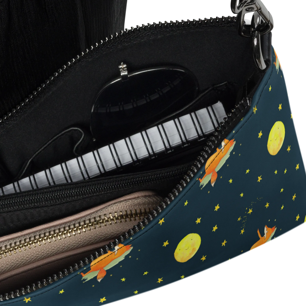 Handbag Fox Stars crossbody bag, purse, designer handbag, clutch, messenger bag, leather handbag, fashion bags, tote bag, shoulder bag, satchel, handbag, women's handbags, fox, foxes, forest wildlife, clever as a fox, animal lover, words of consolation, Saying beautiful, Fox, Romance, Saying positive, Always Look on the Bright Side of Life