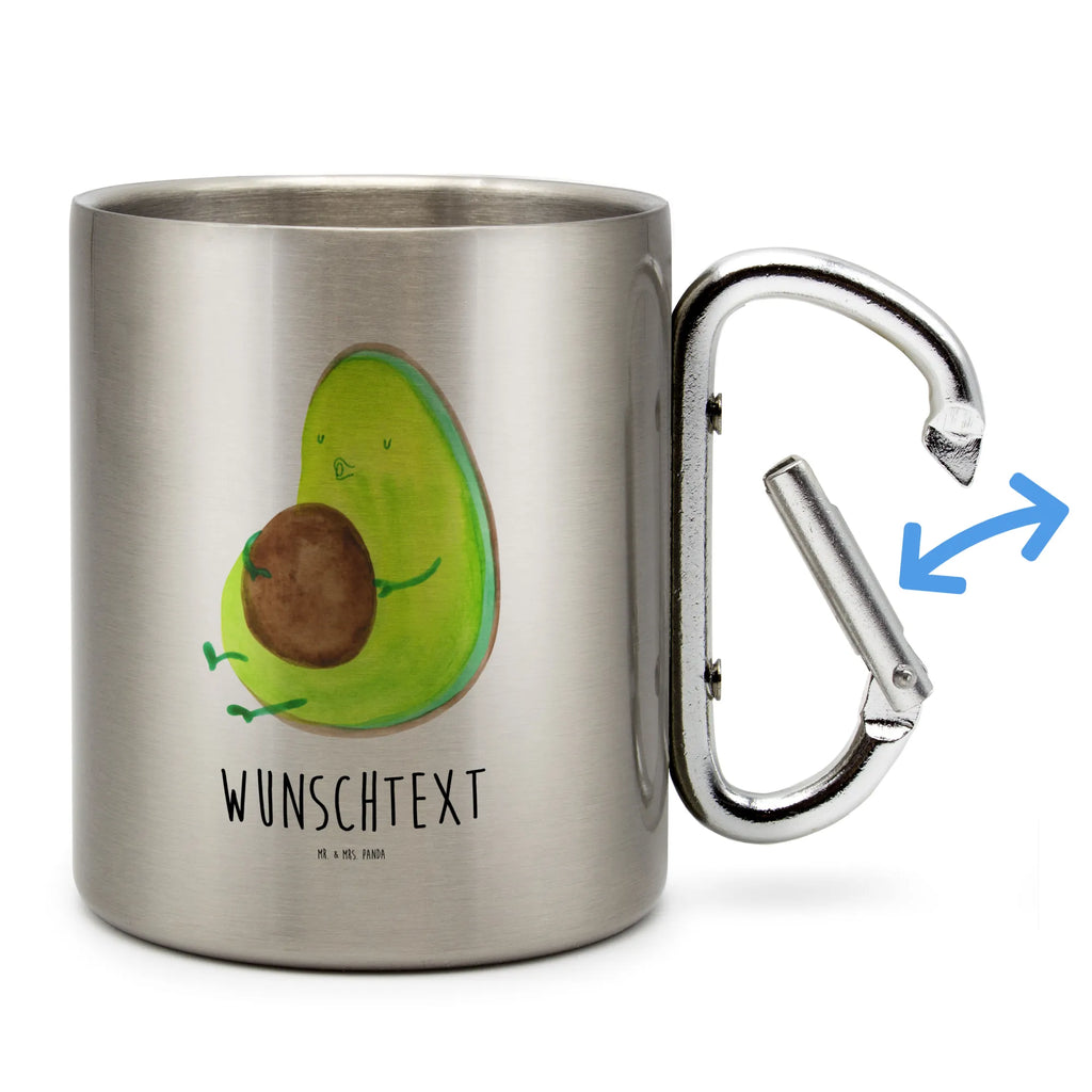Personalized Stainless Steel Mug avocado Pipes avocado, vegetables, diet, being fat, losing weight, nutrition, chubby, Avocado