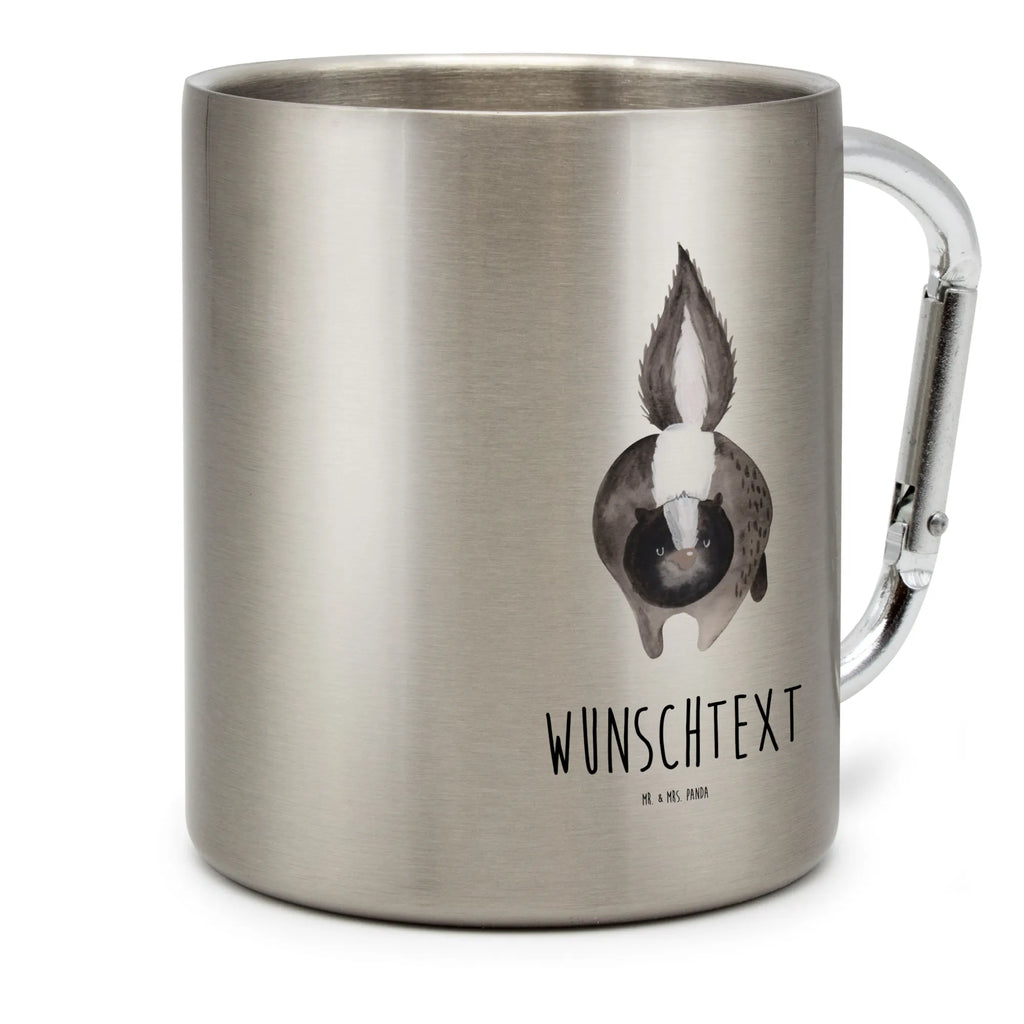 Spersonalizowany kubek ze stali nierdzewnej skunks atak Stinktier, Skunk