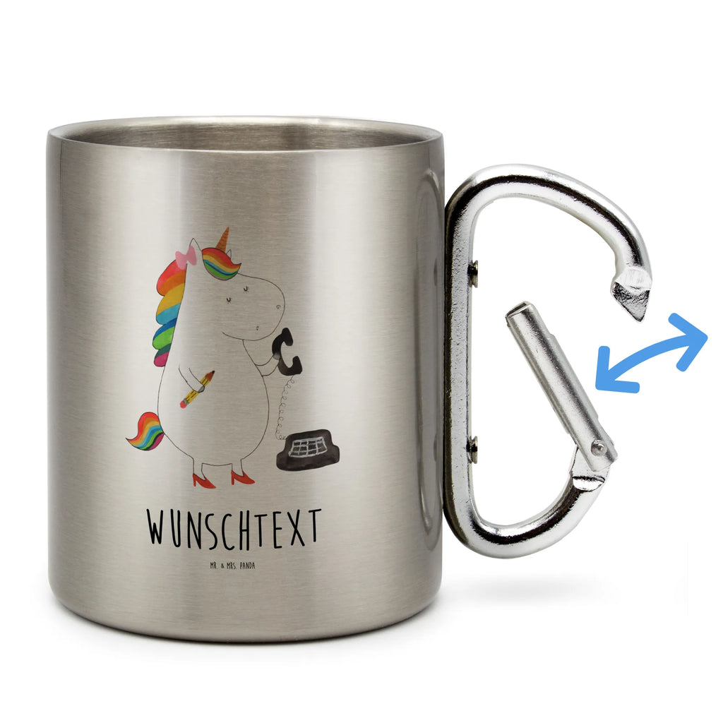 Personalized Stainless Steel Mug unicorn secretary unicorn, unicorns, tax office, gift colleg, office worker, secretary present, Secretary, office, office help, attorney