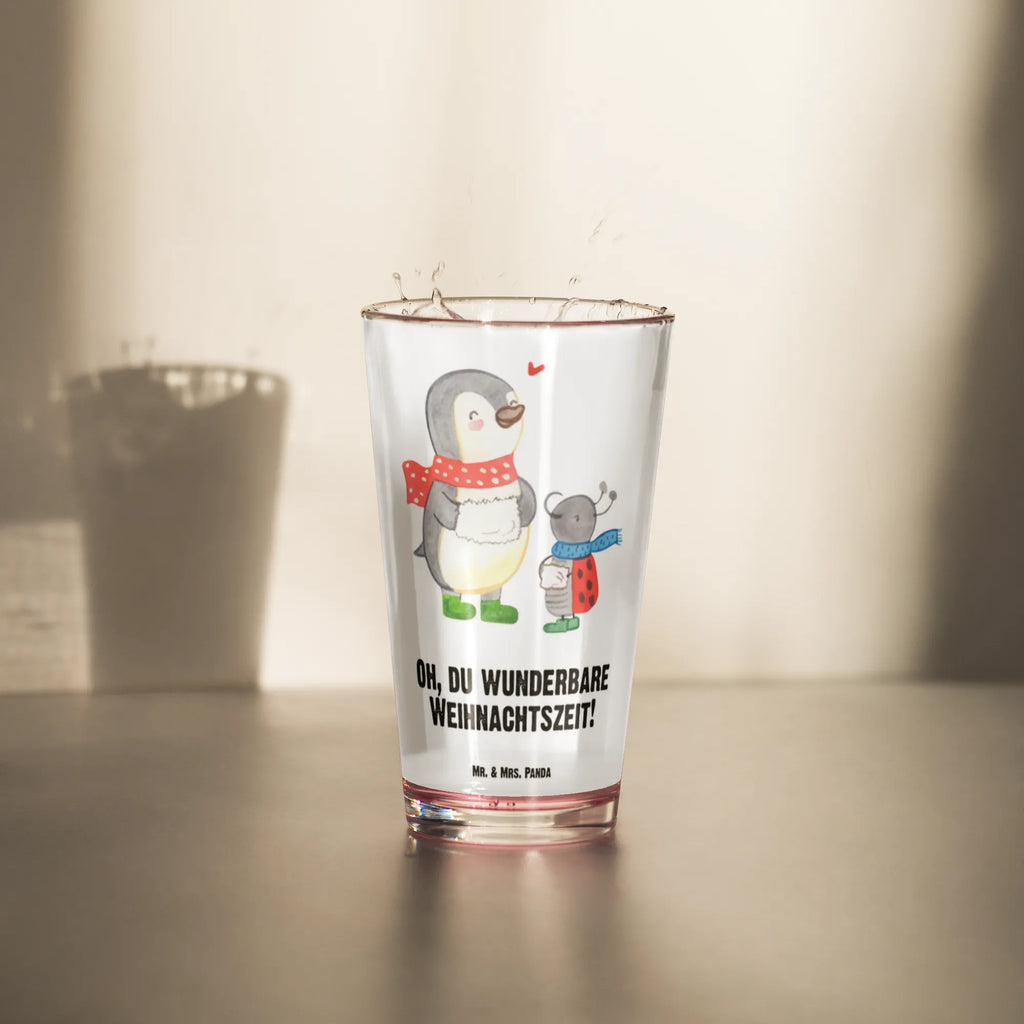 Szklanka do picia premium Smörle Czas zimy Zima, Boże Narodzenie, dekoracje świąteczne, Mikołaj, Adwent, Wigilia, zimowy motyw