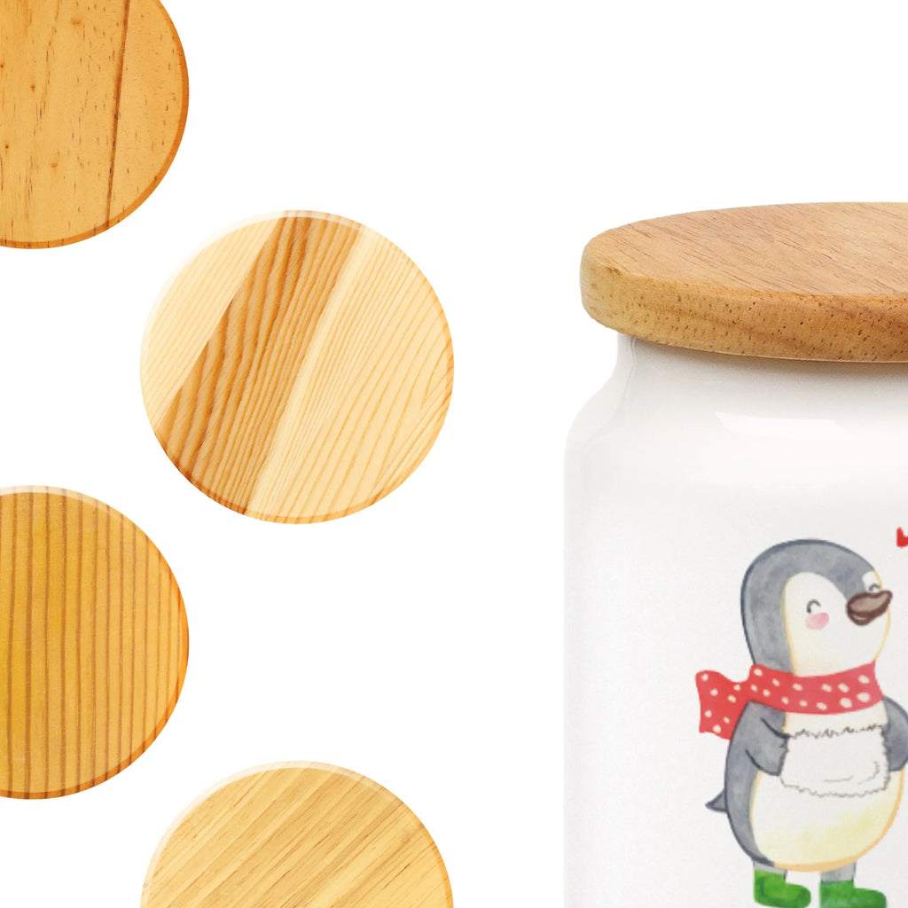 Storage jar Smörle Wintertime cookie jar, snack jar, canister, pantry storage, preservative jar, kitchen storage solutions, food storage container, ceramic jar, airtight container, treat jar, bulk food storage, kitchen canister, storage jar, Winter, Christmas, Christmas time, snow