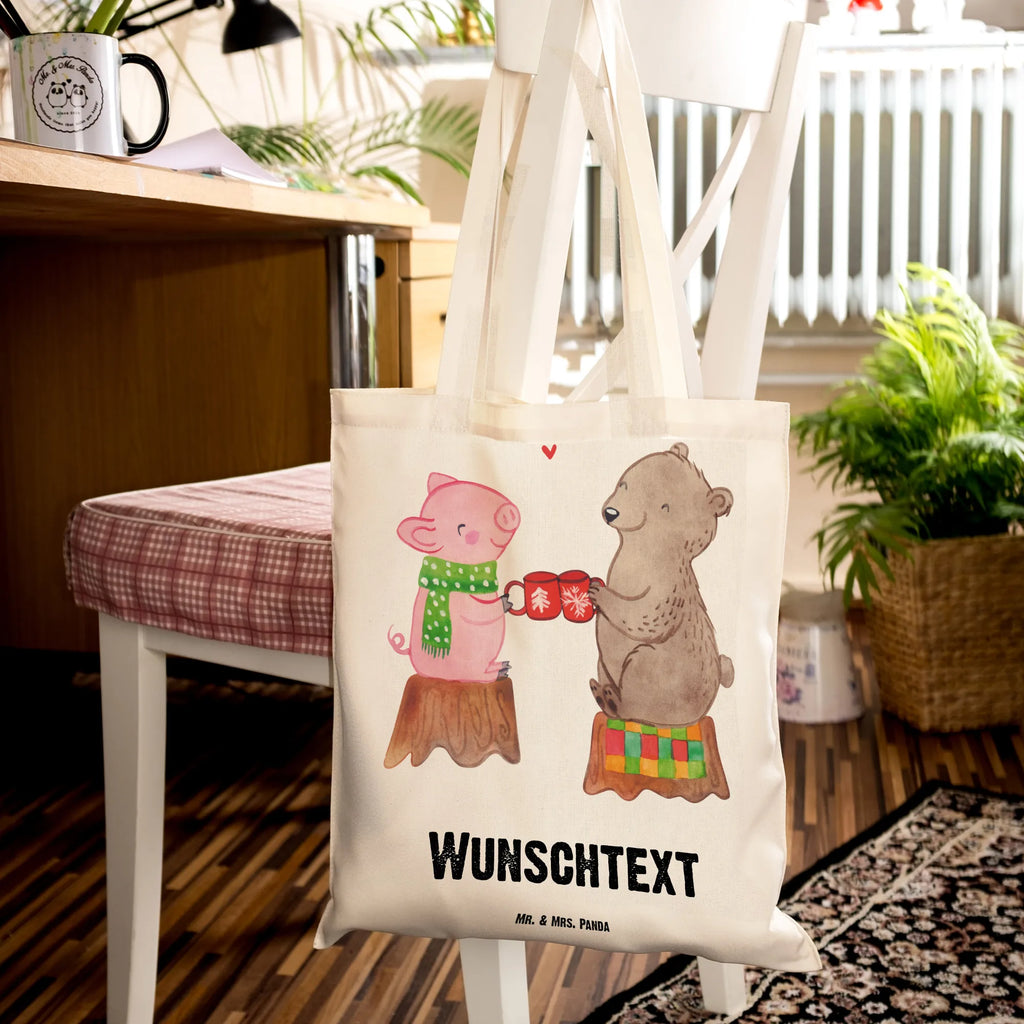 Personalizowana torba Ciepły prosiaczek Impreza Personalisierte Kindergartentasche, Tragetasche mit Namen, Personalisierter Jutebeutel, Personalisierter Stoffbeutel, Personalisierte Tasche, Personalisierte Beuteltasche, Personalisierter Beutel, Stoffbeutel mit Namen, Personalisierte Jutetasche, Personalisierte Einkaufstasche, Einkaufstasche mit Namen, Winter, Weihnachten, Weihnachtsdeko, Nikolaus, Advent, Heiligabend, Wintermotiv, Weihnachtszeit, Bär, Prost, Alles Gute, Schwein